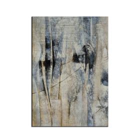 Neutral Color Modern Artwork Large Abstract Oil Painting On Canvas Office Living Room Contemporary Textured White Wall Art No Frame - 60x90cm