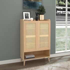Free Standing Storage Cabinet Console Sideboard Table Living Room Entryway Kitchen Organizer - pic