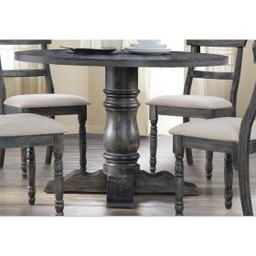 ACME Leventis Dining Table in Weathered Gray 74640 - as Pic