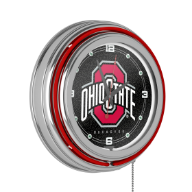 The Ohio State University Neon Clock - 14 inch Diameter - NCAA