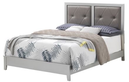 Glory Furniture Primo G1333A-KB King Bed , Silver Champagne - as Pic