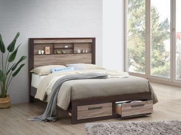 Glory Furniture Magnolia G1400B-KB King Bed , Gray/Brown - as Pic