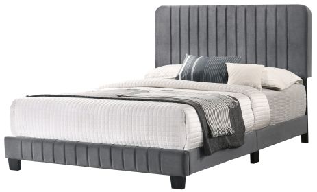 Glory Furniture Lodi G0408-KB-UP KING BED , GRAY - as Pic