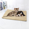 Self Heating Pet Mat; Non-Electric Pet Warming Pad; Self Warming ; Extra Warm Pet Mats For Dog & Cat - Khaki - 60*45cm/23.6*17.7in