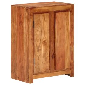 Sideboard 21.7"x13"x29.5" Solid Wood Acacia - Brown