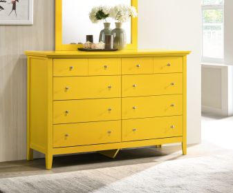 Glory Furniture Hammond G5402-D Dresser , Yellow - as Pic