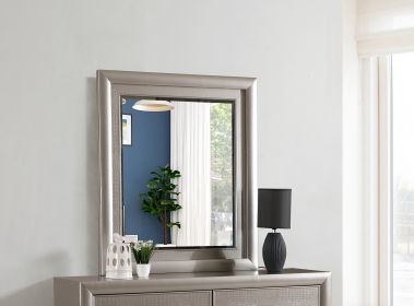 Glory Furniture Kat G5600-M Mirror , Silver Champagne - as Pic