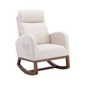 COOLMORE living room Comfortable rocking chair living room chair - as Pic