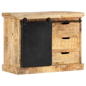 Sideboard 31.5"x11.8"x23.6" Solid Wood Mango - Brown