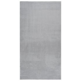 Shaggy Rug Gray 4'x6' Polyester - Gray