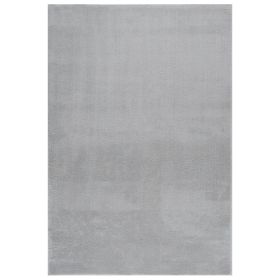 Shaggy Rug Gray 8'x10' Polyester - Gray