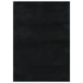 Shaggy Rug Black 7'x9' Polyester - Black