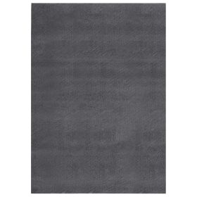 Shaggy Rug Anthracite 8'x10' Polyester - Anthracite