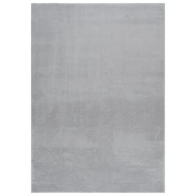 Shaggy Rug Gray 7'x9' Polyester - Gray