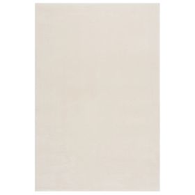 Shaggy Rug Cream White 8'x11' Polyester - Cream