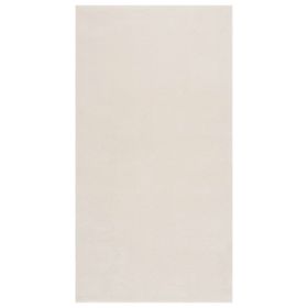 Shaggy Rug Cream White 4'x6' Polyester - Cream