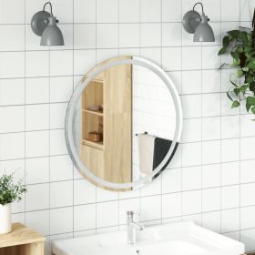 LED Bathroom Mirror 27.6" Round - Transparent