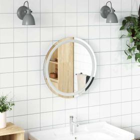 LED Bathroom Mirror 19.7" Round - Transparent