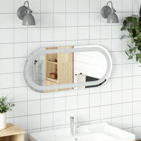 LED Bathroom Mirror 27.6"x11.8" Oval - Transparent