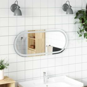 LED Bathroom Mirror 31.5"x13.8" Oval - Transparent
