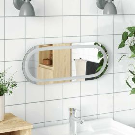LED Bathroom Mirror 19.7"x7.9" Oval - Transparent