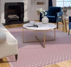 Merriam Pink/Ivory Area Rug 5x8 - as Pic
