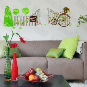 My Garden - Wall Decals Stickers Appliques Home Dcor - HEMU-AY-841