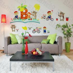 Back To School - Wall Decals Stickers Appliques Home Dcor - HEMU-AY-985