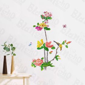 Astonishing Flowers - Wall Decals Stickers Appliques Home Decor - HEMU-LD-8050