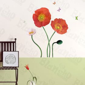 Garish Flourish - Wall Decals Stickers Appliques Home Decor - HEMU-LD-8034