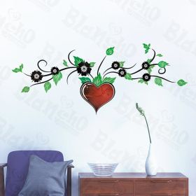 Forever Heart - Wall Decals Stickers Appliques Home Decor - HEMU-LD-8089