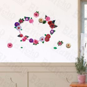 Heartbeat - Wall Decals Stickers Appliques Home Decor - HEMU-ZS-025