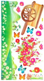 Flowers & Fields - Wall Decals Stickers Appliques Home Decor - HEMU-HL-1319