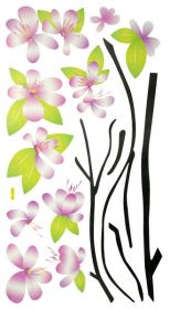Fresh Blossoms - Wall Decals Stickers Appliques Home Decor - HEMU-HL-1530