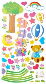 Lovely Bear - Wall Decals Stickers Appliques Home Decor - HEMU-HL-1308