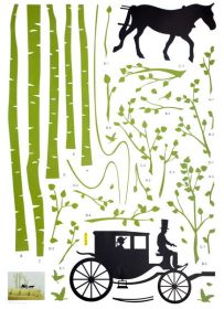 Country Road - Large Wall Decals Stickers Appliques Home Decor - HEMU-HL-2115