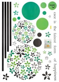 Green Germination - Large Wall Decals Stickers Appliques Home Decor - HEMU-HL-2116