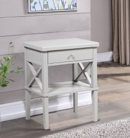 Madison Dove Gray Nightstand - as Pic