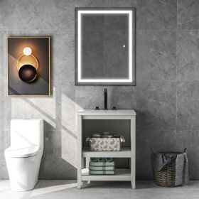 Bathroom Vanity LED Lighted Mirror-(Horizontal/Vertical)-36*28in - as Pic