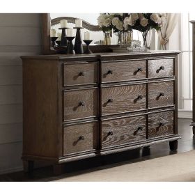 ACME Baudouin Dresser in Weathered Oak 26115 - as Pic