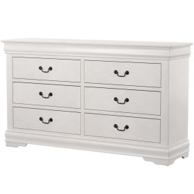 ACME Louis Philippe Dresser in White 23835 - as Pic