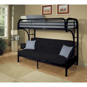 ACME Eclipse Bunk Bed (Twin XL/Queen/Futon) in Black 02093BK - as Pic