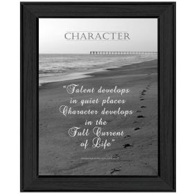 "Character" By Trendy Decor4U, Printed Wall Art, Ready To Hang Framed Poster, Black Frame - as Pic