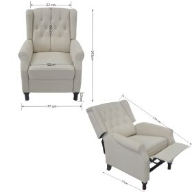 Redde Boo brand new recliner sofa light gray cozy soft living room sofa chair - as Pic