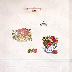 Flower Select-2A - Wall Decals Stickers Appliques Home Decor - HEMU-ZS-004A