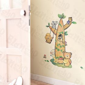 Animal Tree Friends - Large Wall Decals Stickers Appliques Home Decor - HEMU-HL-5861