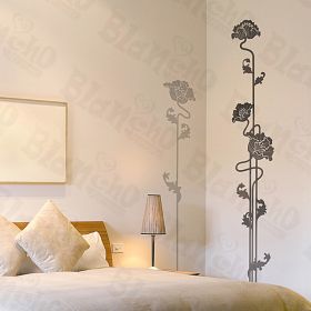 Classic Flower - Large Wall Decals Stickers Appliques Home Decor - HEMU-HL-5803