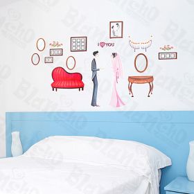 Marry Me - Wall Decals Stickers Appliques Home Decor - HEMU-HL-985