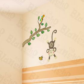 Monkey Land - Wall Decals Stickers Appliques Home Decor - HEMU-HL-942