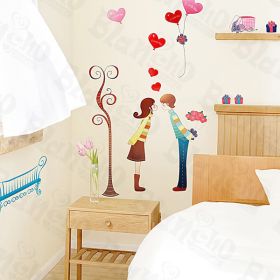 Fall in Love - Wall Decals Stickers Appliques Home Decor - HEMU-HL-979
